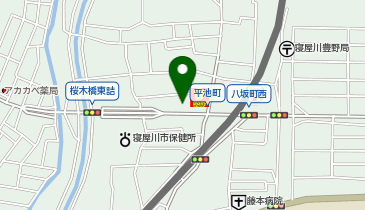 ピザハット寝屋川八坂店の地図画像