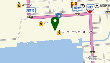 ピザハットスーパーセンター海南店の地図画像