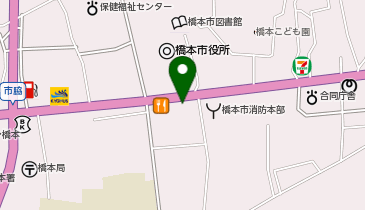 ふじもと鍼灸整骨院橋本院の地図画像