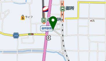 エックスモバイルなら御所店の地図画像