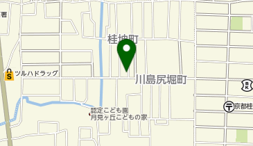 にしかつら整体院の地図画像