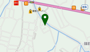 バーバータケノサト篠店の地図画像