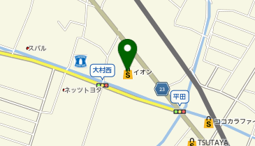 はなせ三木イオン店の地図画像