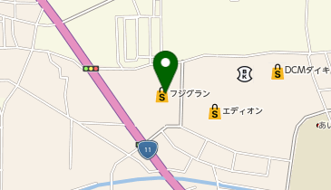 FUJIYAKOBEフジグラン重信店の地図画像