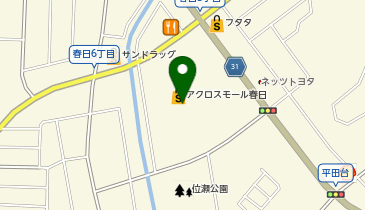 デイリーファッションパレットアクロスモール春日店の地図画像