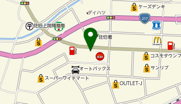 鳴門うどん佐伯店の地図画像