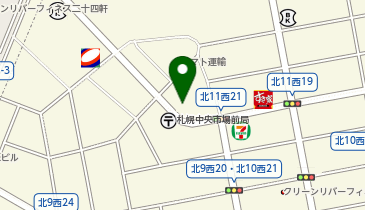 札幌市場外市場商店街振興組合の地図画像