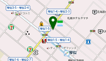ヤマハミュージック琴似センターの地図画像