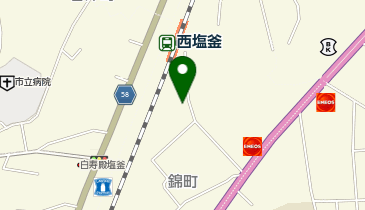 日本基督教団塩竃東教会の地図画像
