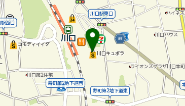 ほけん百花川口キュポラ店の地図画像