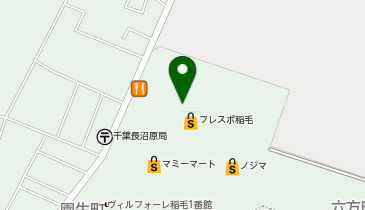 パレパレ稲毛長沼店の地図画像