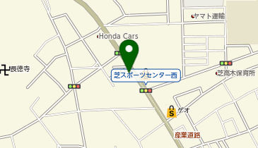ポニークリーニングオーケー川口芝店の地図画像
