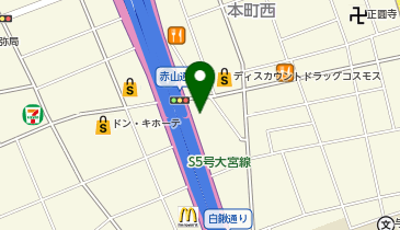 プレミアムカルビ与野店の地図画像