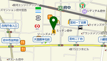ほけん百花ミッテン府中店の地図画像