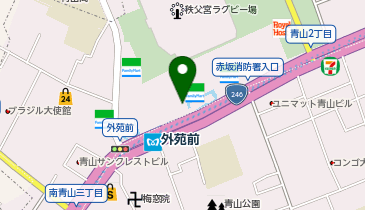 アクセア外苑前店の地図画像