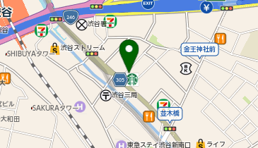 アクセア渋谷店の地図画像