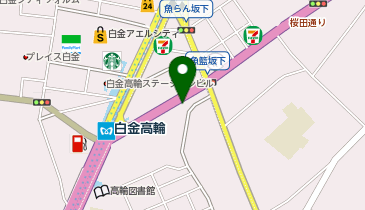 日本調剤白金高輪薬局の地図画像