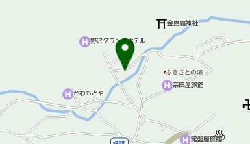 野沢温泉陶磁器ギャラリーの地図画像