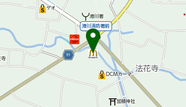 パリクロアッサン滑川店の地図画像