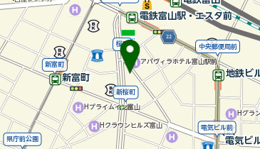 クリスタルメンズクリニック富山医院の地図画像