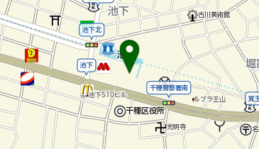 髪染本舗池下店の地図画像