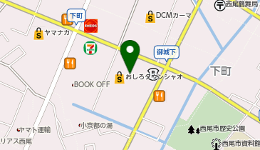 ファンプレイス西尾シャオ店の地図画像