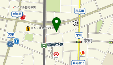 BASEBALLONE碧南バッティングセンターの地図画像