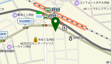 メンズフェイス刈谷店の地図画像