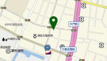さわだ薬局津中央店の地図画像