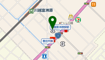 株式会社三十三銀行 川越支店の地図画像