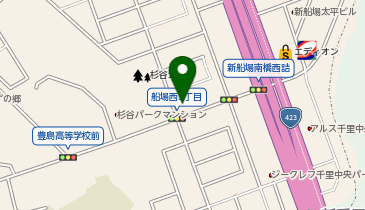 ネイルアンドアイラッシュサロンJOJO千里中央店の地図画像