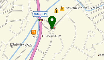 潮崎花やの地図画像