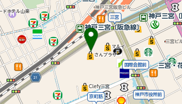 ママズドレス三宮店の地図画像
