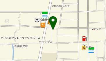 マツエクサロンアクアの地図画像