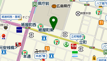 医学部進学塾富士学院広島校の地図画像