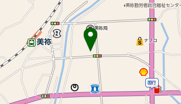 美祢市公設塾minetoの地図画像