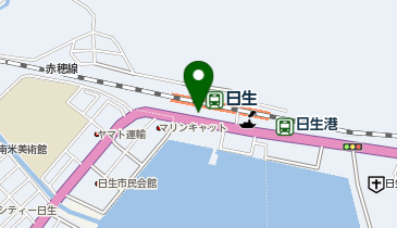 SAN・シェアオフィス日生の地図画像