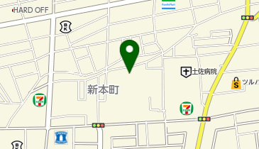 高知国際中学校夜間学級の地図画像