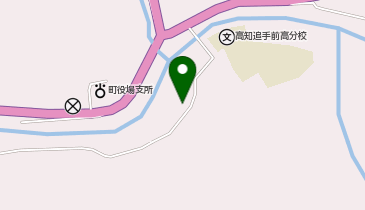 いの町役場 吾北中央公民館の地図画像