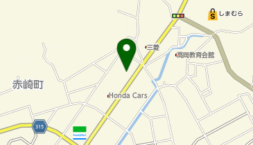 ブティックアズールの地図画像