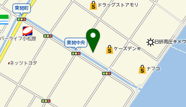ぎょうざのビッグファイブの地図画像