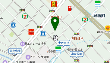 麻雀荘貴族の地図画像