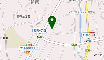 グリーンケア子どもの家高宮の地図画像