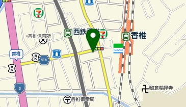 ヴァン・ベール香椎店の地図画像