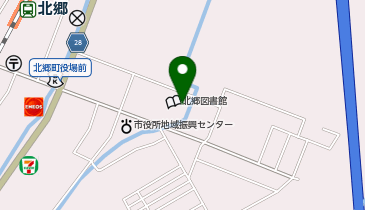 日南市役所 北郷町地域振興センター ふれあい交流センターの地図画像