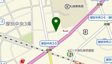 TUNERSSAPPORO 新札幌店の地図画像