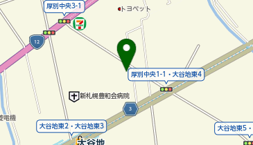 児童ディサービスのんのの地図画像
