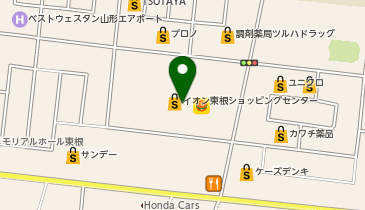 買取店わかばイオン東根店の地図画像
