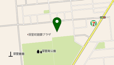 芽室町役場 子育て支援センターげんきの地図画像