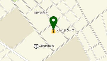 ツルハ 調剤薬局広域紋別病院前店の地図画像